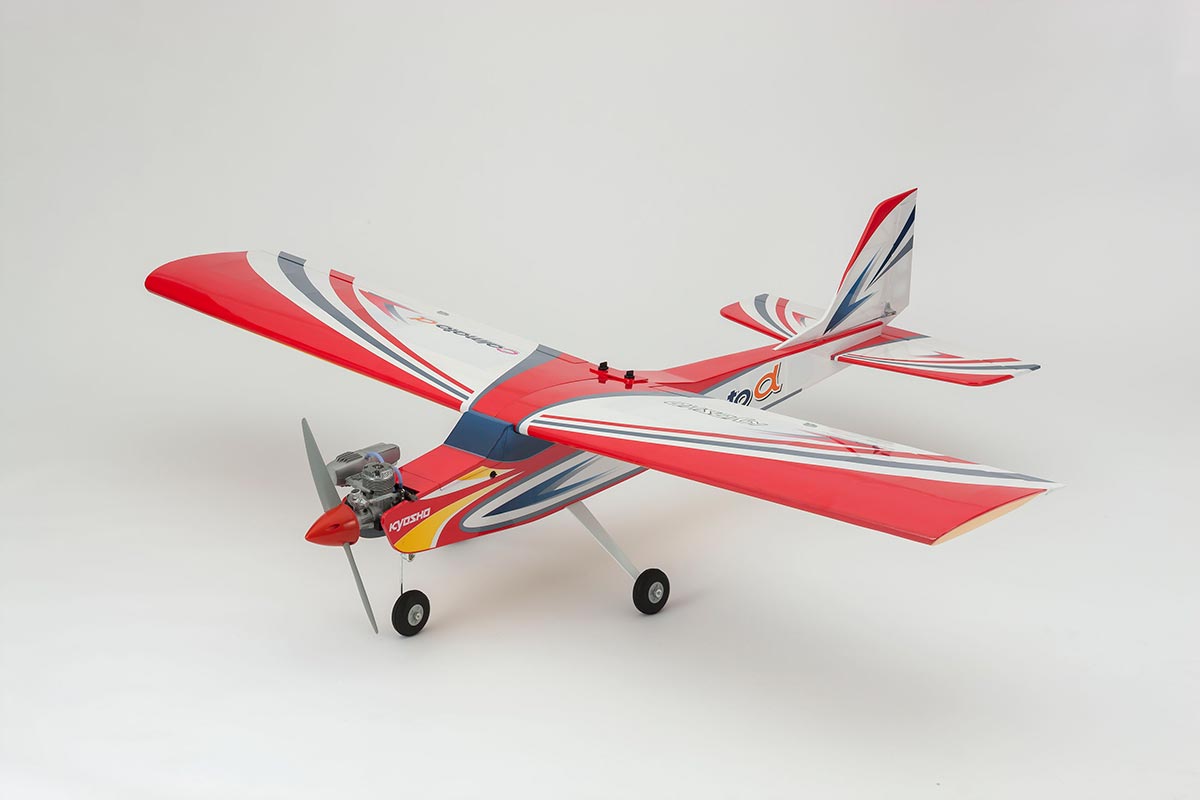 京商 40クラス トレーナー カルマート アルファ 40 トレーナー ARF EP/GP タフロン仕様 レッド 11252R