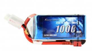 Gens ace 1000mAh 11.1V 25C 2S1P Lipoバッテリー Deans plug