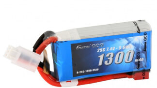 Gens ace 1300mAh 7.4V 25C 2S1P Lipoバッテリー Deans plug