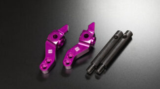 t4works アルミCNC強化アルミアップライト LONGシャフト 専用ピロボール / M3x22mmスクリューピン2本付 T4-UR02PL