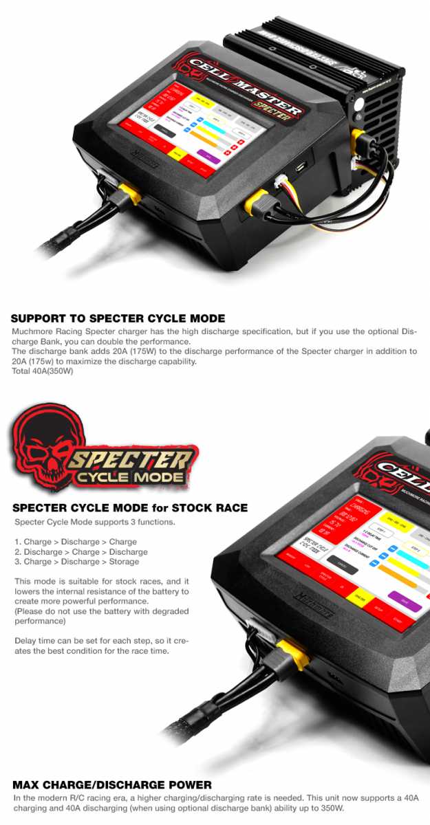Muchmore racing Cell Master SPECTER Discharge Resist Bank MM-CMSPDB