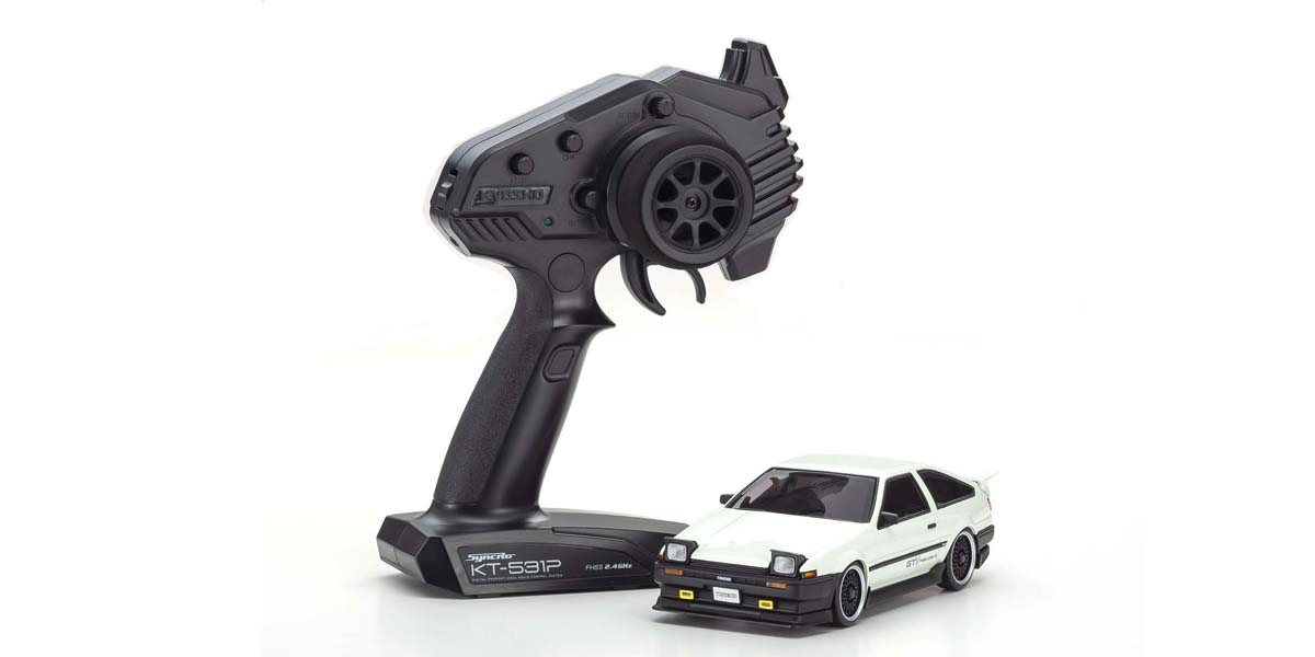 京商 ミニッツAWD トヨタ スプリンター トレノ AE86 GTV ホワイト 32623GTV