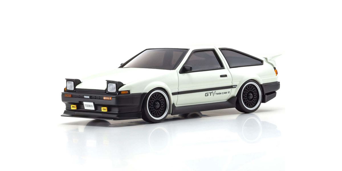 京商 ミニッツAWD トヨタ スプリンター トレノ AE86 GTV ホワイト 32623GTV